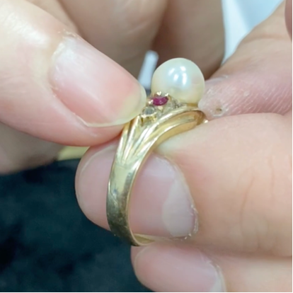 維修 珍珠戒指｜倪小姐